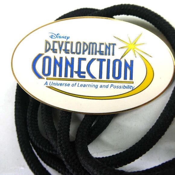 Disney 70563 Cast Member Development Connection Bolo Lanyard Learning I.D Holder - Picture 1 of 7